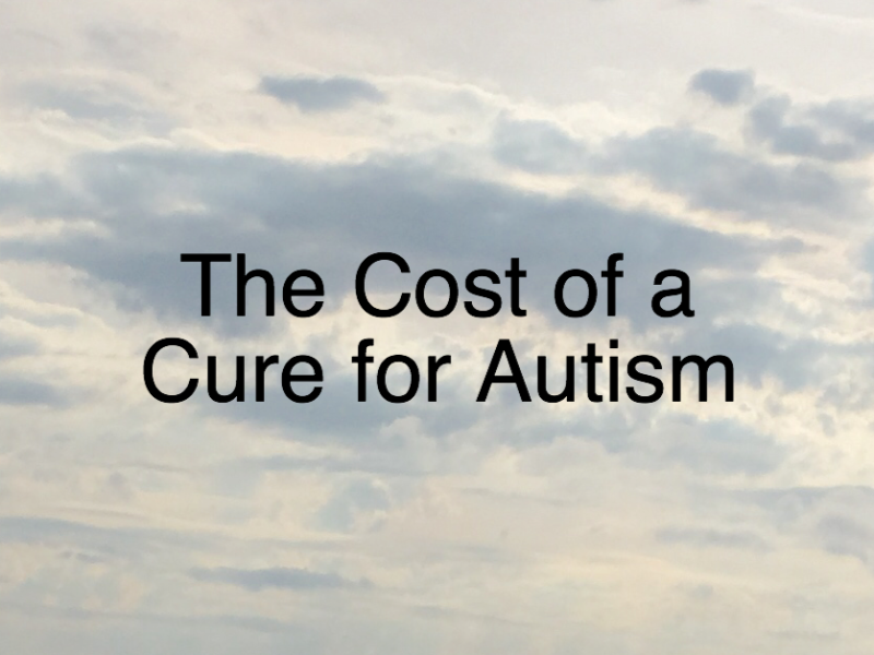 The Cost of a Cure for Autism