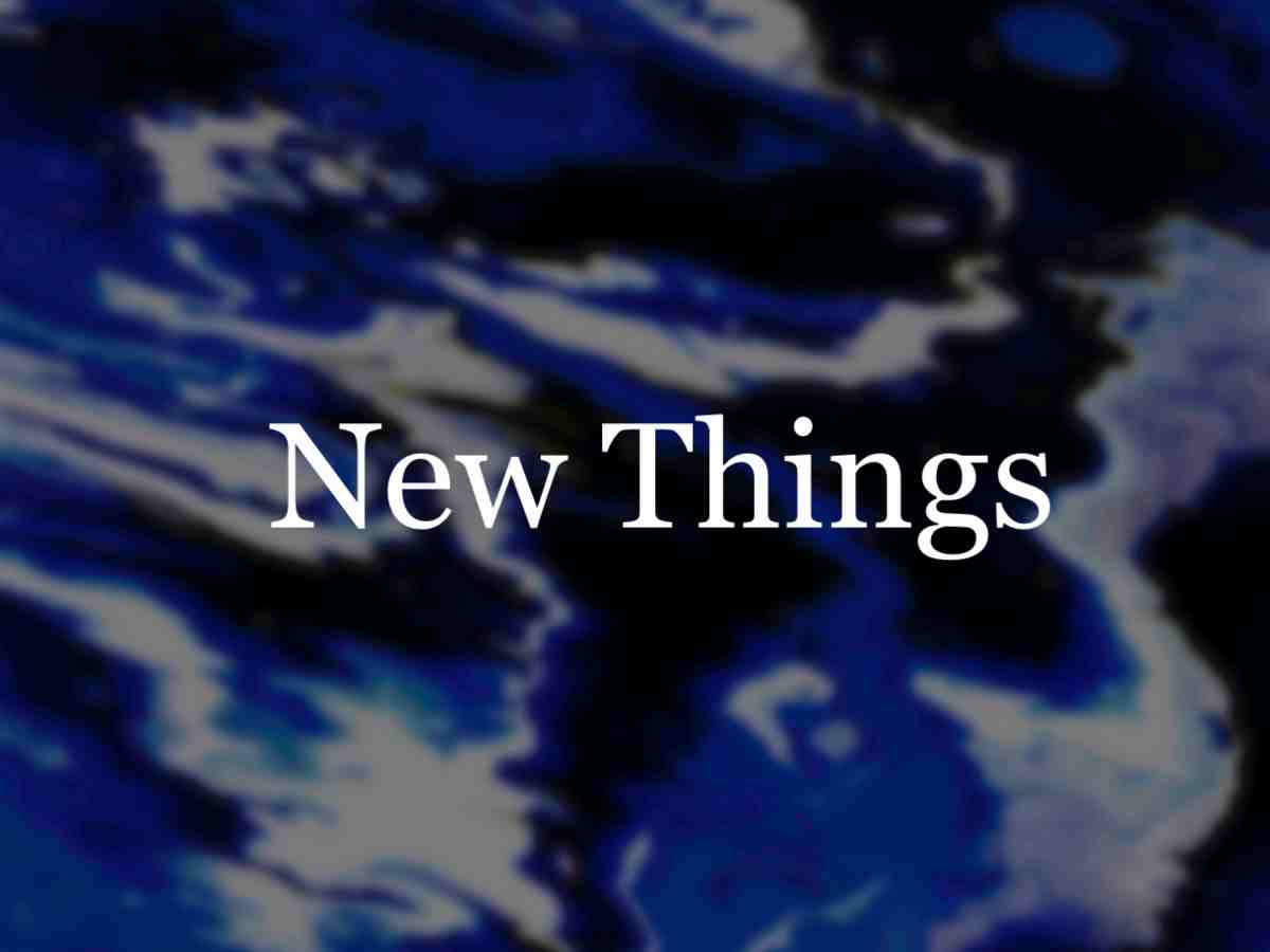 New Things: Autism